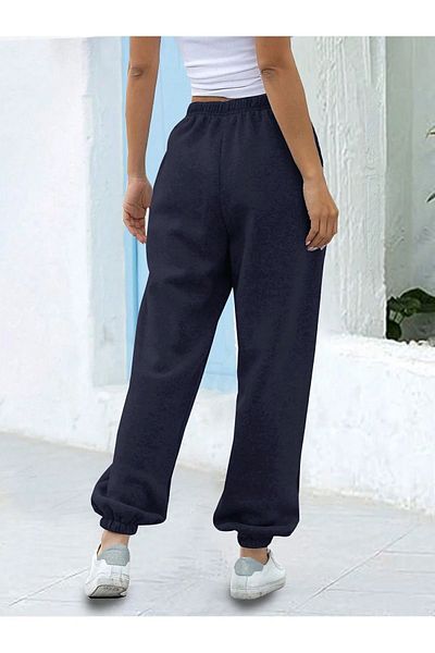 DAXİS Sportwear Company Γυναικείο φούτερ με ελαστικό πόδι με τσέπες oversize