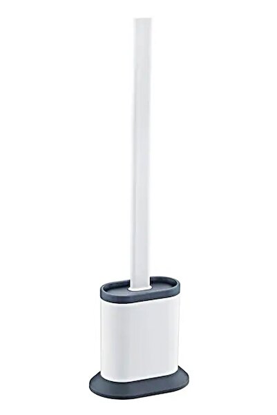 Hane216 مجموعة فرشاة المرحاض ذات الطرف السيليكون المضاد للبكتيريا - فرشاة تنظ...