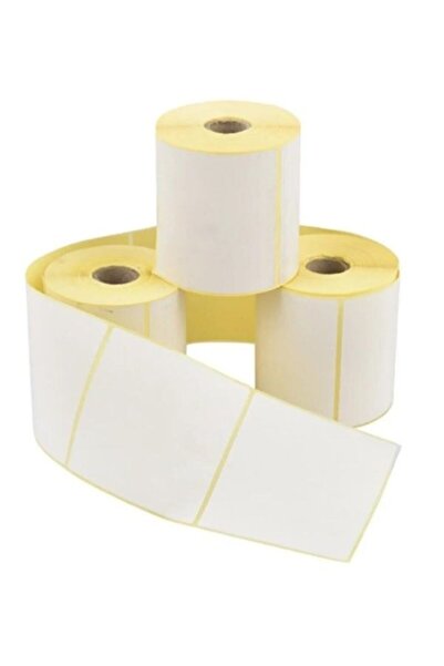 HİROS'H ملصق باركود حراري 80 × 80 مم، 1 لفة 1000 قطعة