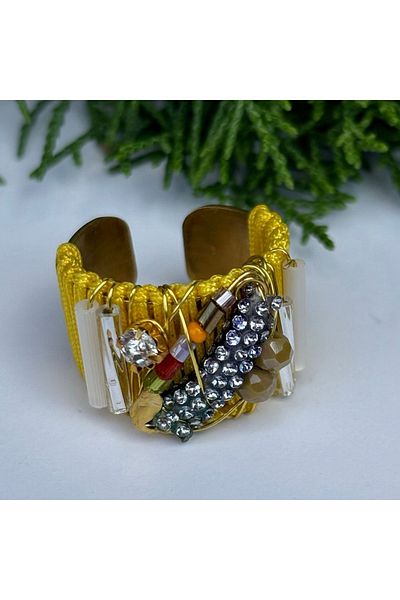 AGG TASARIM String Design Colorful Ring