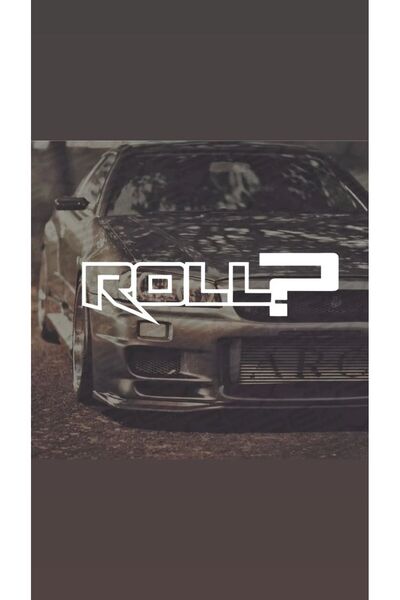 HFZ WORKS Roll ? 15 x 4 Cm Oto Sticker Bagaj Sticker Yeni Trend Oto Arka Yazısı