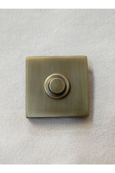 ÖZDEN BRONZ Eskitme Zil Butonu 5 Cm