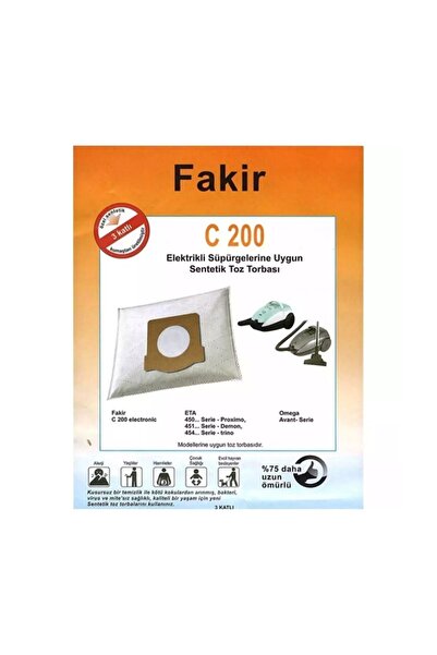 servisevinde Ηλεκτρονική συμβατή τσάντα σκόνης Fakir C 220