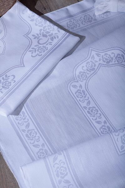 sarra Набір з 4-х наволочок з бахромою - білий