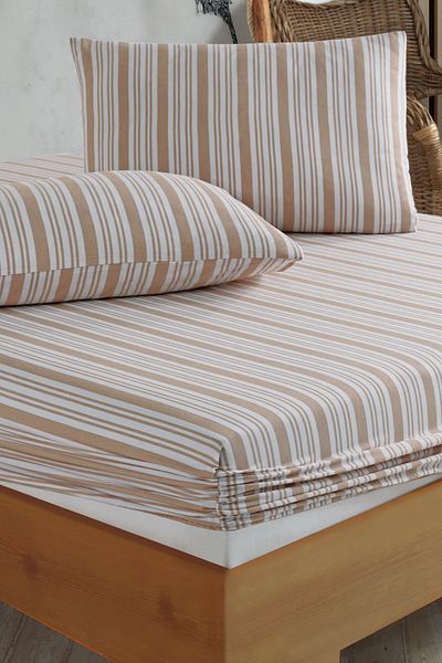 VENICA MASCUSE Σετ σεντόνια Ranforce Double Elastic