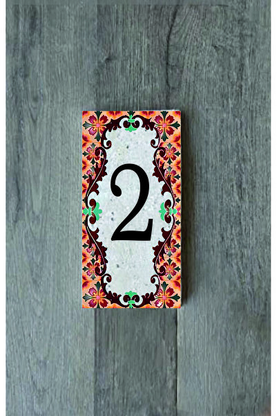 Bilge Lazer Bilge Stone Decor Doğal Taş Kapı Numarası, Uv Baskılı Kapı Numara...