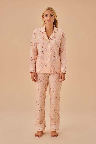 SUWEN Maskulines Sakura-Pyjama-Set