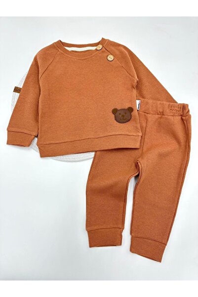 Egelite بدلة وافل للأطفال من عمر 6 إلى 24 شهرًا - موسمية، بأكمام طويلة، ورقبة...