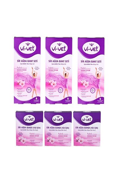 Vi-vet VIVET CIRCLE TAPE SET WITH POWDER 41 PIECES SET x 3 PIECES + CIRCLE TAPE WITH POWDER FOR FACIAL