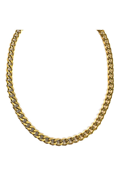 6 mm Yassı Zincir Çelik Kolye