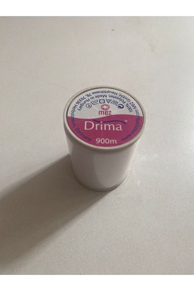 Drima Ață de cusut 900 Mt albă (5 bucăți)