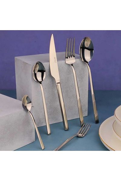 AROW Aegean 72 Piece 18/10 Stainless Steel Cutlery Set