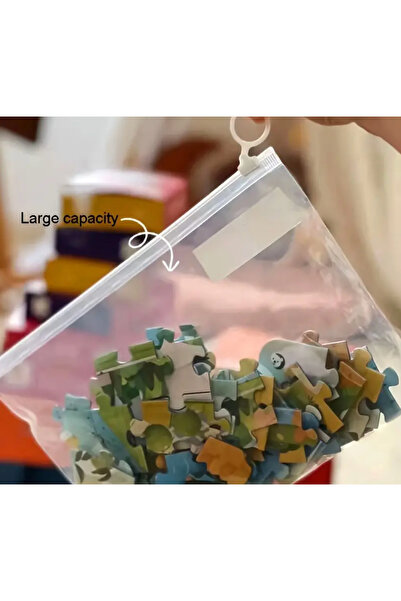 ÇET PACK 5 ADET FERMUARLI BUZLU KOZMETİK AMBALAJI TEKSTİL POŞETİ KALEMLİK 23X14