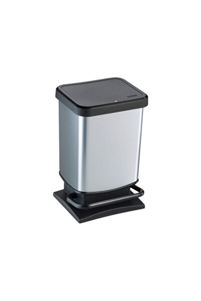 Genel Markalar Rotho Paso Pedallı Çöp Kutusu 20l Metalik Gri