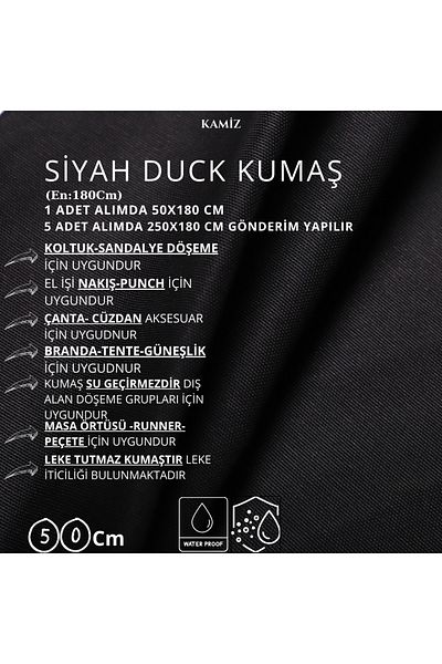 KAMİZ Απλό ύφασμα πάπιας - ύφασμα διάτρησης και τσάντας - Τραπεζομάντιλο Runner