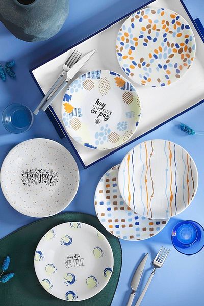 Kütahya Porselen Zeugma 6 Piece Cake Set 11783