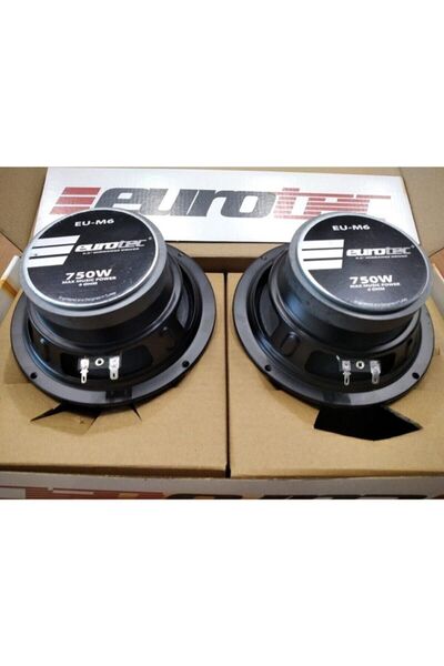 Genel Markalar Cpr Eurotec Eu-m6 | 16 Cm | Midrange | Oto Hoparlör Kurşun Göbek