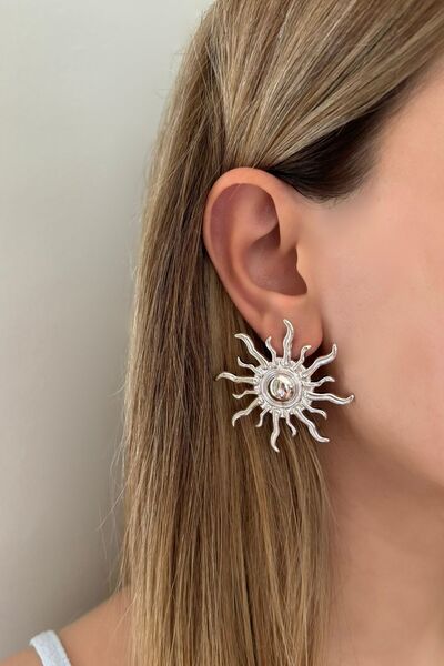 Lavian Accessories Tasarım Sirius Gümüş Küpe