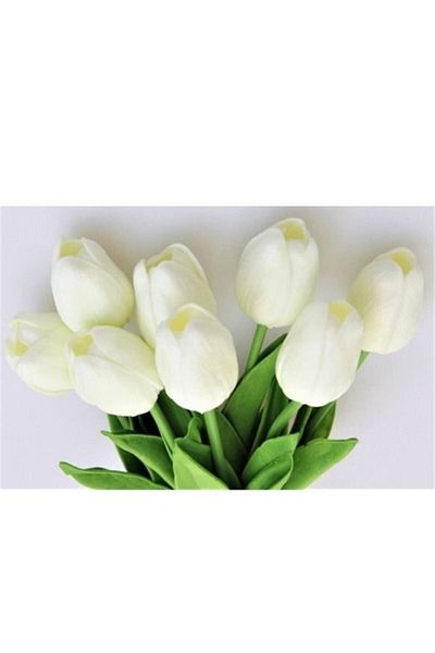 Altay 8 Συσκευασία Wet Tulip Bouquet – Διακόσμηση τεχνητών λουλουδιών, Στολίδι γραφείου, Φόντο