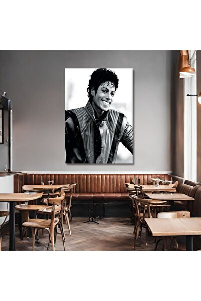 GAAGART Tekli Dikey Kanvas Duvar Tablosu Ünlü Şarkıcı Michael Jackson