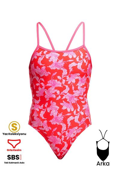 FUNKİTA Funkita Ss Fire Flyer - Women's Thin Strap Training Swimsuit