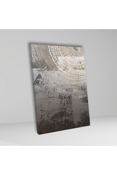 GAAGART Pictură murală din pânză din 3 piese, galben albastru, design floral abstract