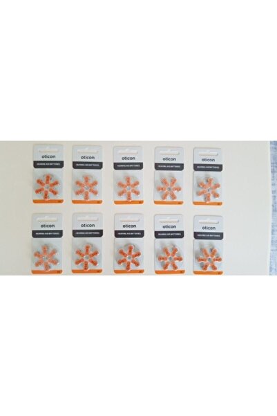 Oticon 13 Numara Işitme Cihazı Pili 6*10=60 Adet