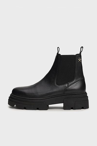 Tommy Hilfiger Chelsea Leather Boots - Fw0Fw08089 Bds