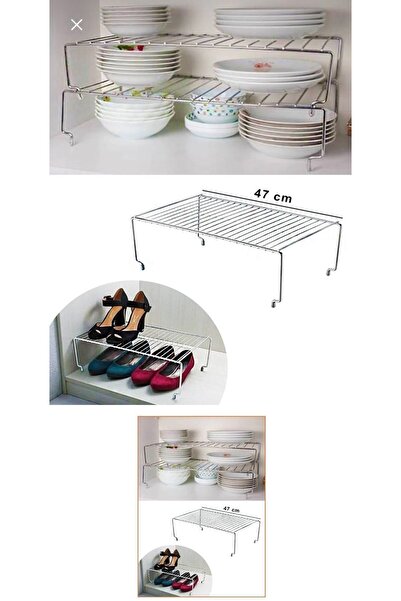 LeesHome Організатор для шафи 47 см металева полиця