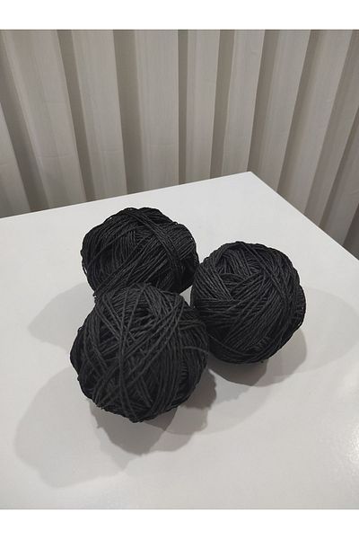 symaslandesign Black Wrapped Ready to Knit Paper - 100g