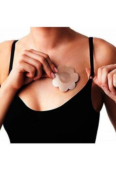 OStory 8 Pieces Reusable Breast Nipple Concealer Concealing Pad Tapes