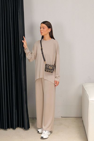 Melike Tatar Mink Modal Set - 32-2218 Model