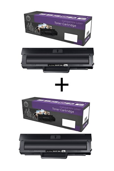 QUEEN Hp 106a-w1106a Muadil M107-mfp135-mfp137 Çipli Muadil Toner 2'li Paket