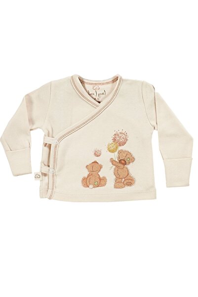 tinylamb Fluffy Bear 4 Piece Unisex Baby Long Sleeve Cotton Bodysuit Set Newborn And Children Gift Set