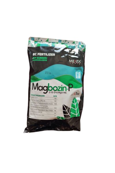 menta tarım Magbozin-P NP 1KG Zeytin Ceviz Tüm Meyve Sebzeler İçin Çiçek Tutt...