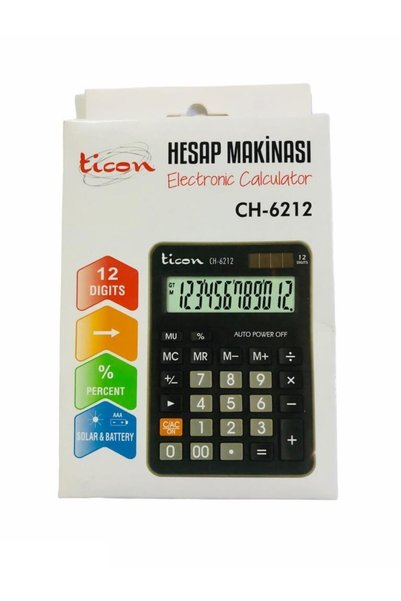 12 Hanelı Hesap Makınesı Ch- 6212 (336505)