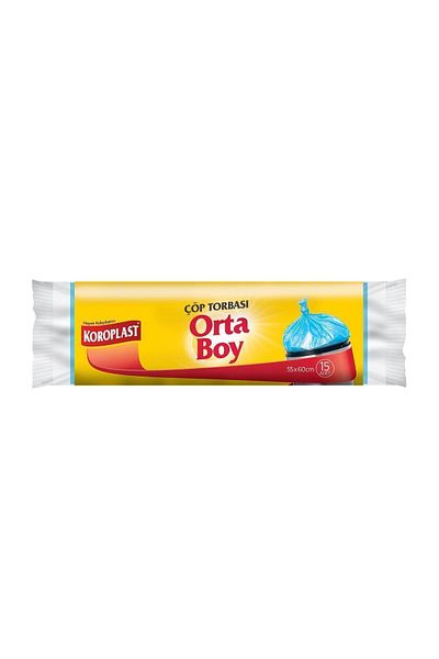 Koroplast Garbage Bag Medium Size 15 Pieces x 12 Packs
