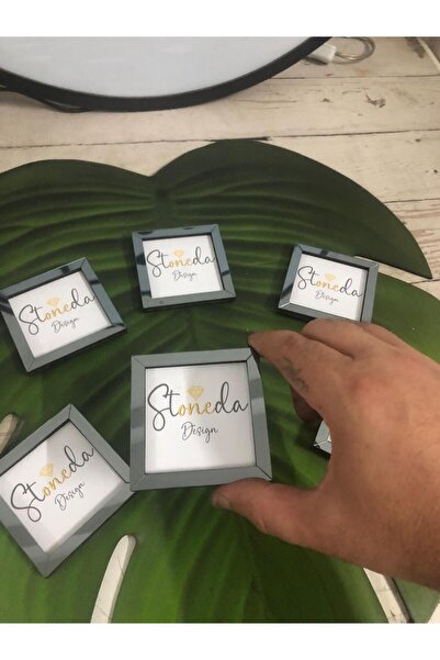 Stoneda 6x6cm Fotoğraf Için Buzdolabı Magnet 6adetisimiçinsorusorkısmındanbelirtinizkına,nişan,nikah,sünnet