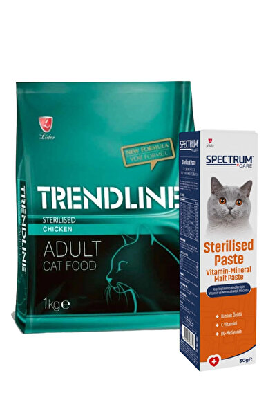 Trendline Kısırlaştırılmış 1 Kg Kedi Maması ve Spectrum Kısırlaştırılmış Kedi...