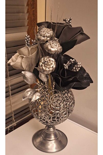 kutmen مزهرية ترتيب مصنوعة يدويًا من اللاتكس مصممة حسب الطلب (زهرة صناعية)