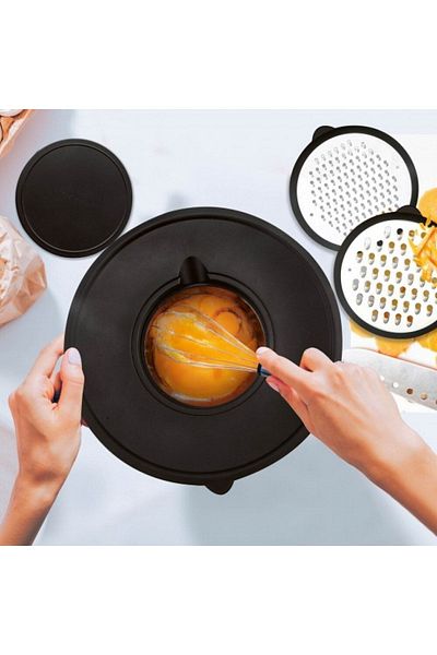 AROW Pratico 5 Piece Mixing Storage Grater Container Tr - 2514