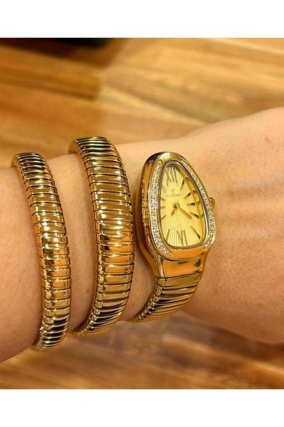 Raymond Snake Steel Women's Watch