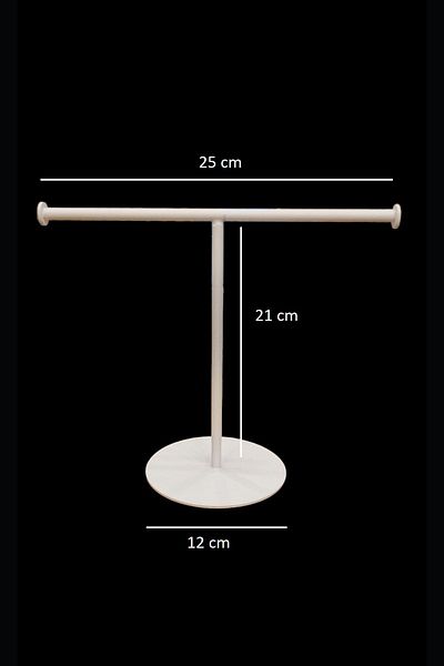 Manken İstanbul Metal T Necklace and Jewelry Hanger - Organizer and Bracelet Stand