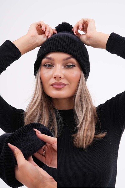 Ritagarcia Плюшена шапка с помпони