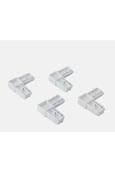 Şahin Pvc Pimapen Sineklik Profil Köşe Birleştirme Plastiği 4 Adet 17 Mm X 25 Mm Profiller Için