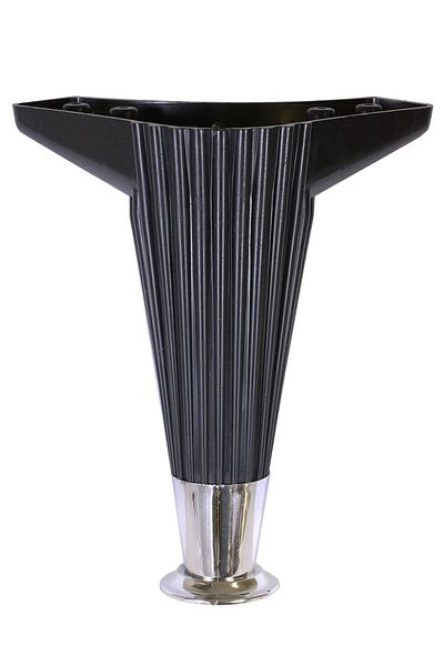 Badem10 Wetra Line 15 Cm (CROM NEGRU) Mobilier Canapea Fotoliu Picior Picioare