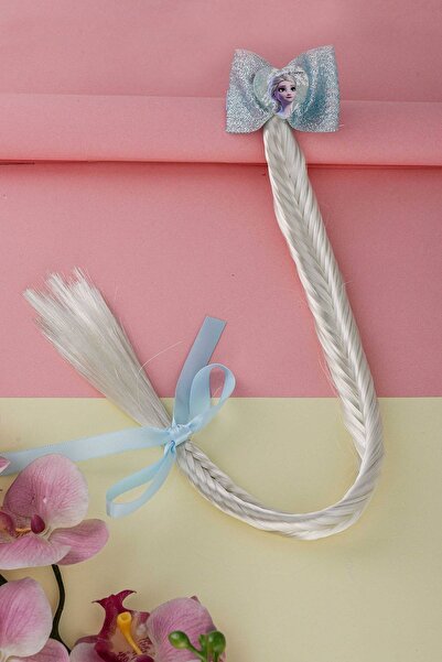 Frocx Ornament de păr Frozen Pony Taıl Trust cu clips