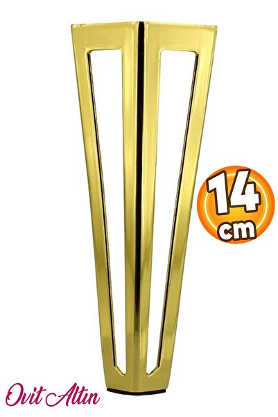 Badem10 Ovit Mobilya Metal Koltuk Kanepe Baza Tv Ünite Ayağı Ayakları 14 Cm A...