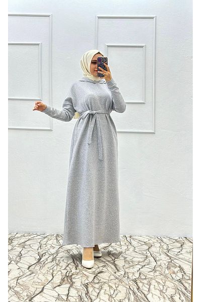 Moda Krash 3 THREAD RADIATED HOODED DRESS