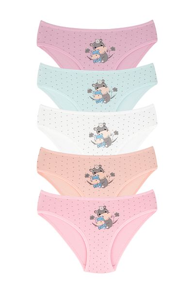 DOMİKİDS Chiloți din bumbac pentru fete DomiKids Pachet 5 75250